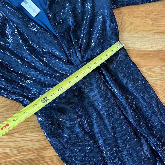 Anthropologie Twist-Front Sequin Dress Size 6 NWT - Picture 13 of 16